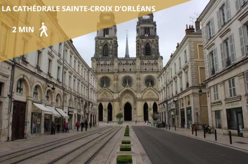 Charmant Studio Vue Cathedrale Quartier Historique Διαμέρισμα Ορλεάνη Εξωτερικό φωτογραφία